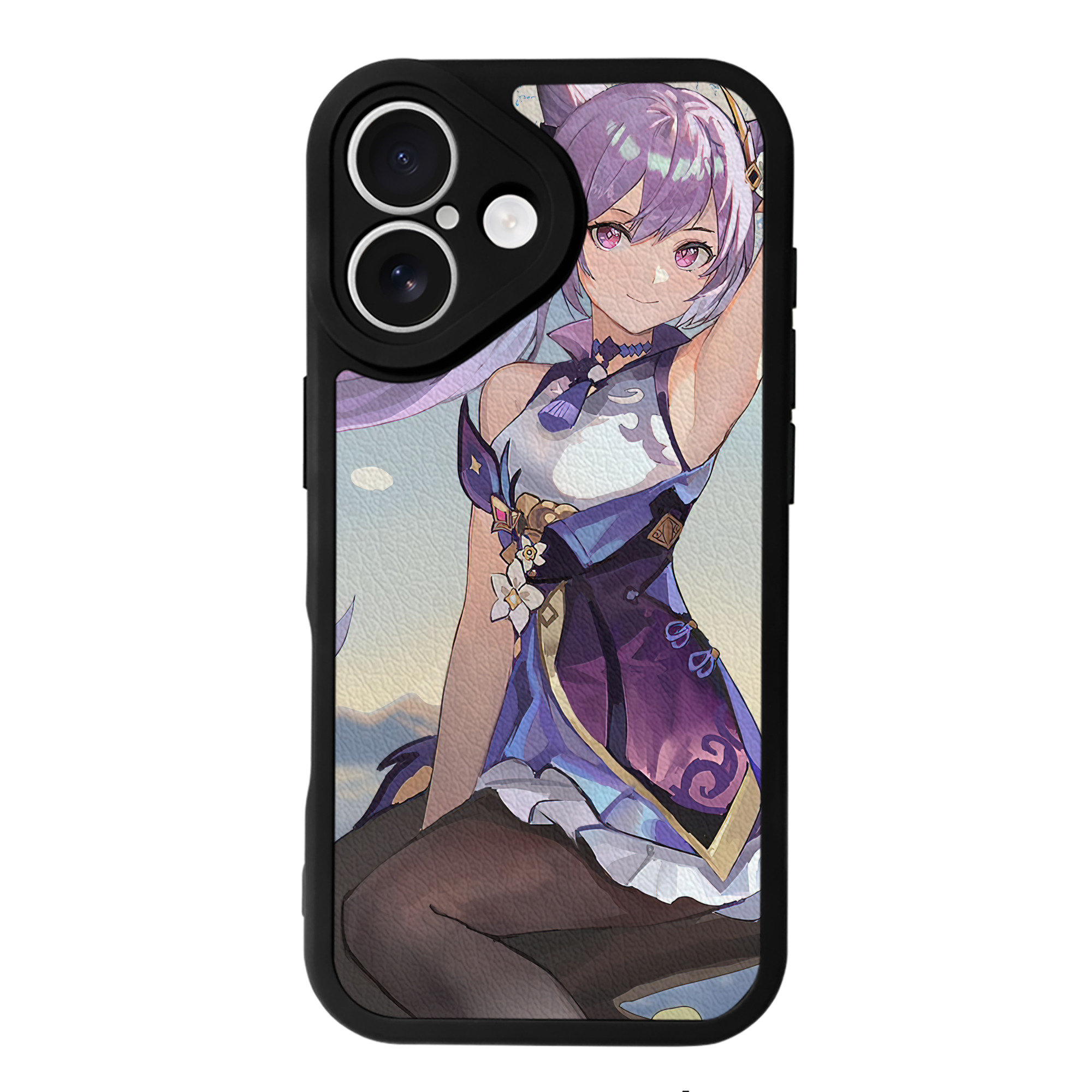げんし神 genshin 【iPhone 16シリーズ対応】シリコンスマホケース（レザー調） 材質：シリコン